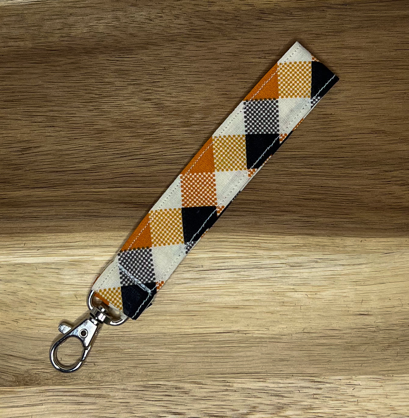 Black & Orange Plaid