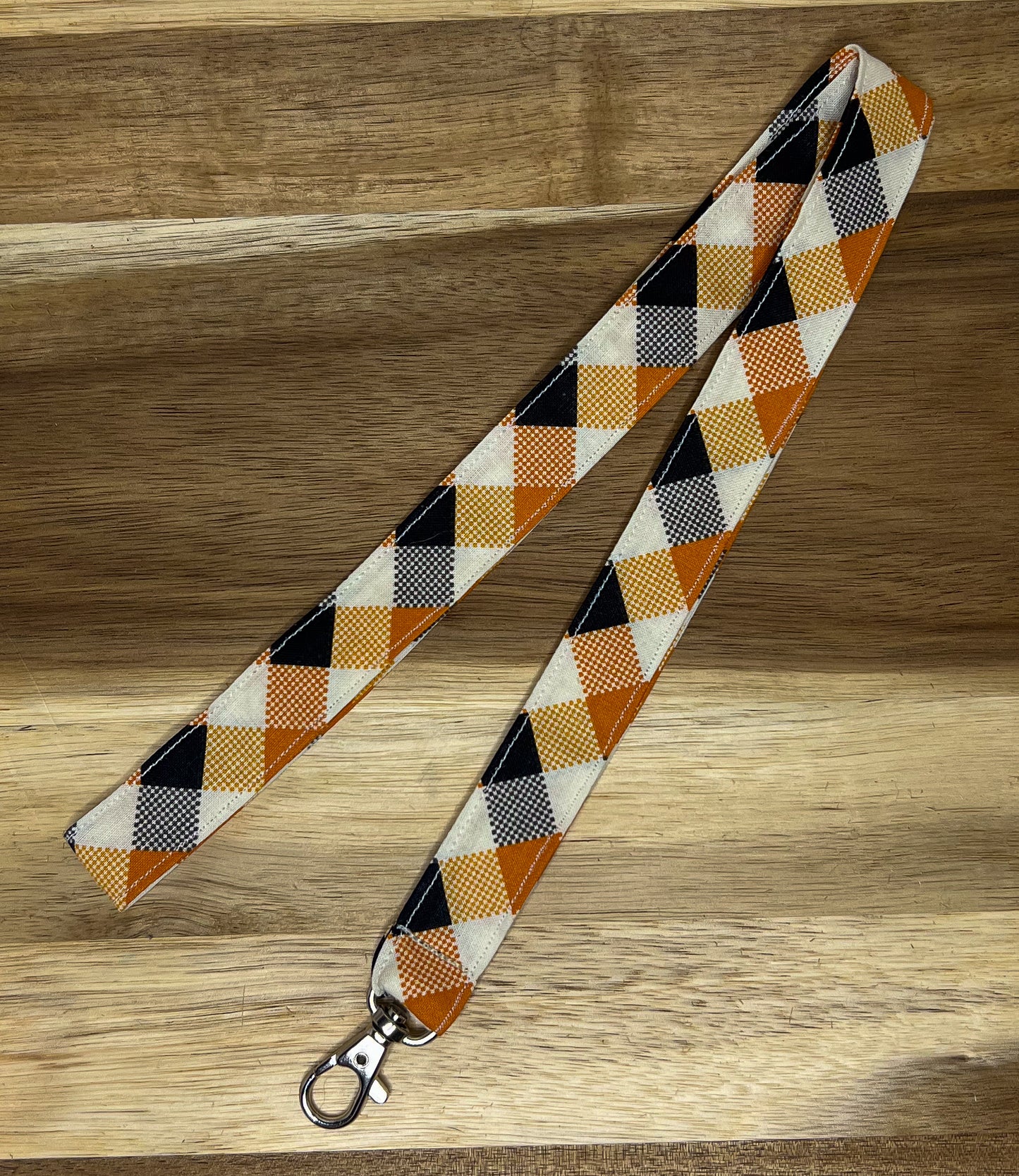 Black & Orange Plaid