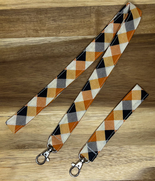 Black & Orange Plaid